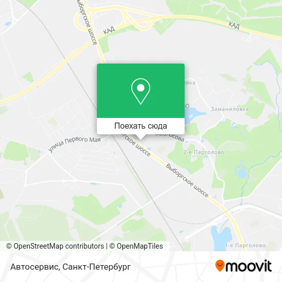 Карта Автосервис