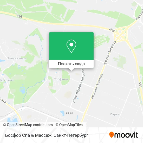 Карта Босфор Спа & Массаж