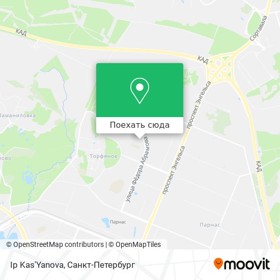 Карта Ip Kas'Yanova