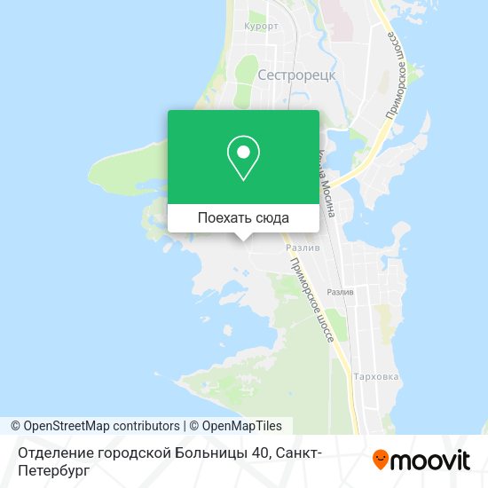 Карта Отделение городской Больницы 40