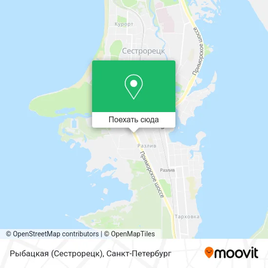 Карта Рыбацкая (Сестрорецк)