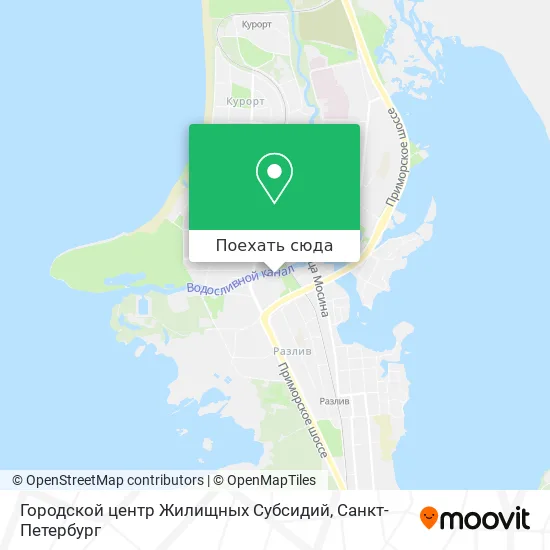 Карта Городской центр Жилищных Субсидий