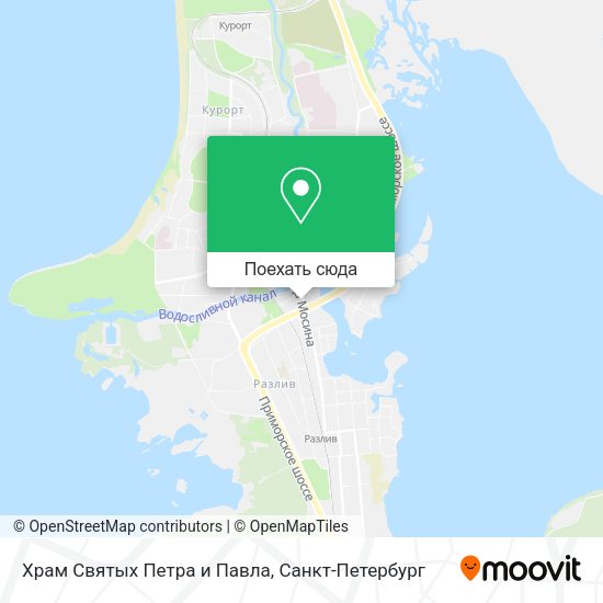 Карта Храм Святых Петра и Павла