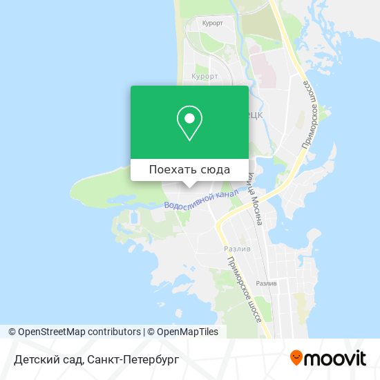 Карта Детский сад