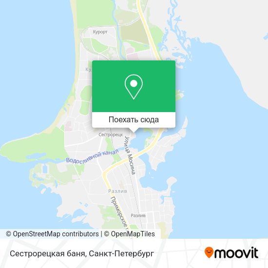 Карта Сестрорецкая баня