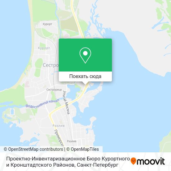 Карта Проектно-Инвентаризационное Бюро Курортного и Кронштадтского Районов