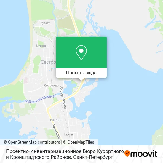 Карта Проектно-Инвентаризационное Бюро Курортного и Кронштадтского Районов