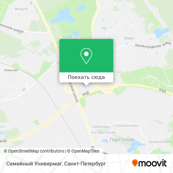 Карта Семейный Универмаг