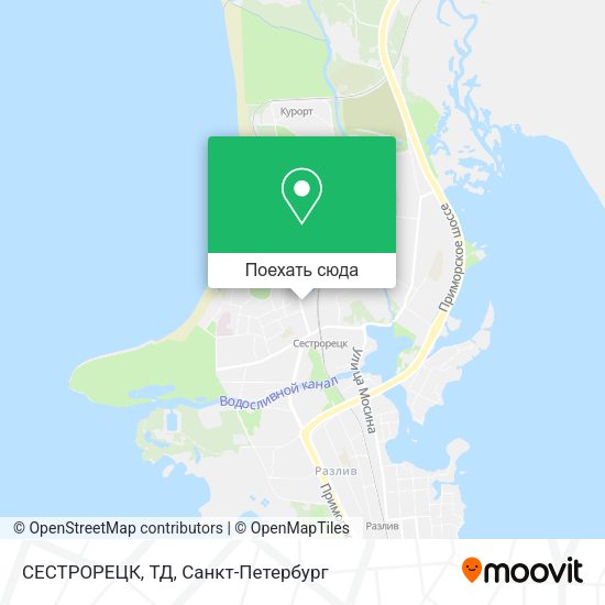 Карта СЕСТРОРЕЦК, ТД