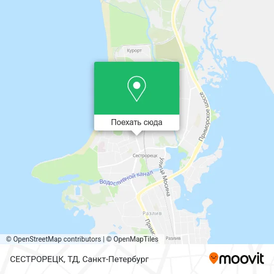 Карта СЕСТРОРЕЦК, ТД