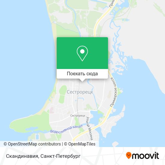 Карта Скандинавия