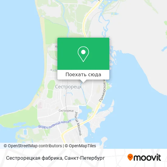 Карта Сестрорецкая фабрика