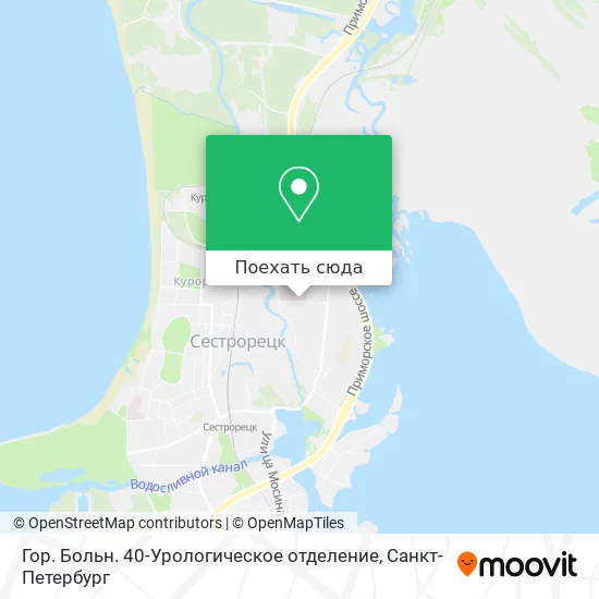 Карта Гор. Больн. 40-Урологическое отделение