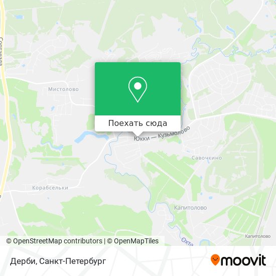 Карта Дерби