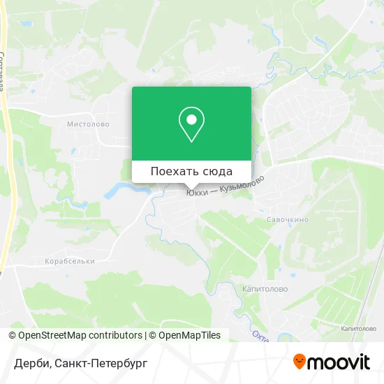 Карта Дерби