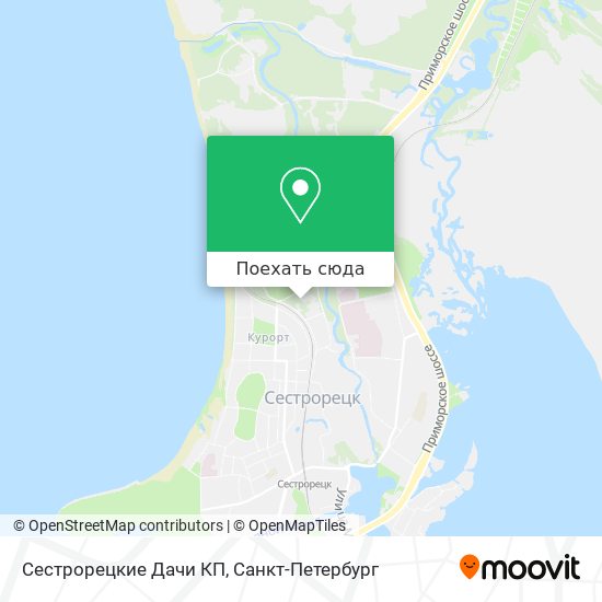 Карта Сестрорецкие Дачи КП