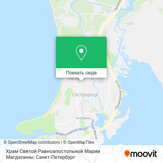 Карта Храм Святой Равноапостольной Марии Магдалины