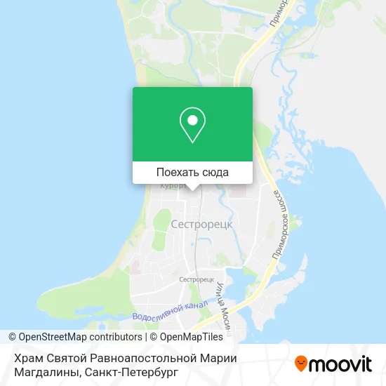 Карта Храм Святой Равноапостольной Марии Магдалины