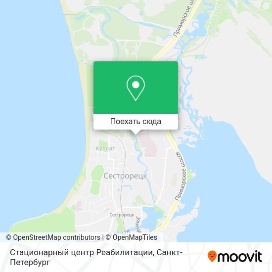 Карта Стационарный центр Реабилитации