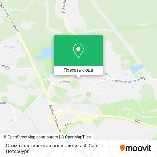 Карта Стоматологическая поликлиника 4