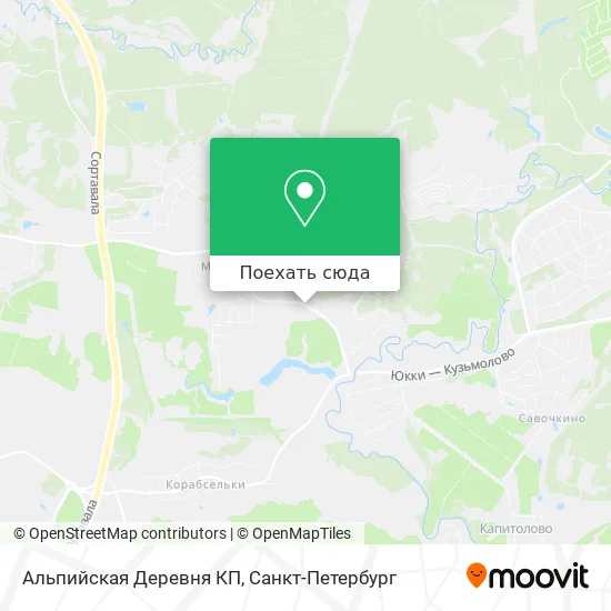 Карта Альпийская Деревня КП