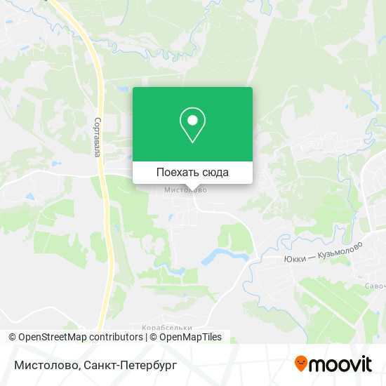 Карта Мистолово