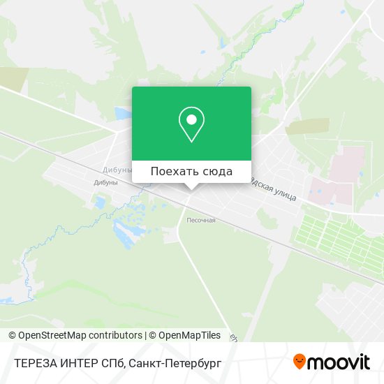 Карта ТЕРЕЗА ИНТЕР СПб