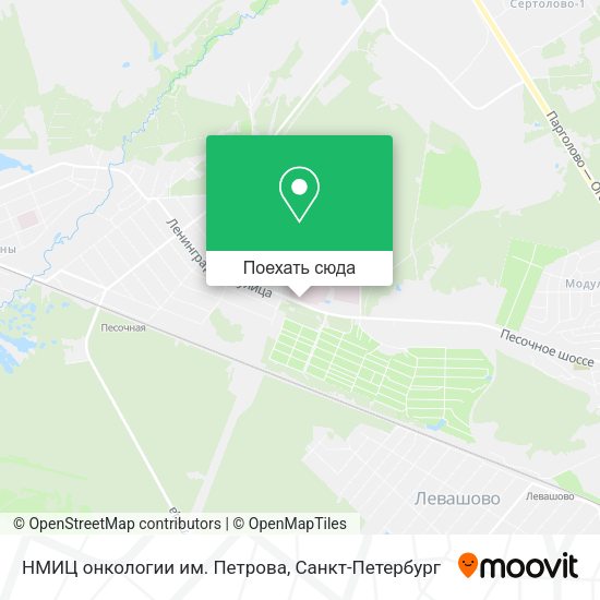 Карта НМИЦ онкологии им. Петрова