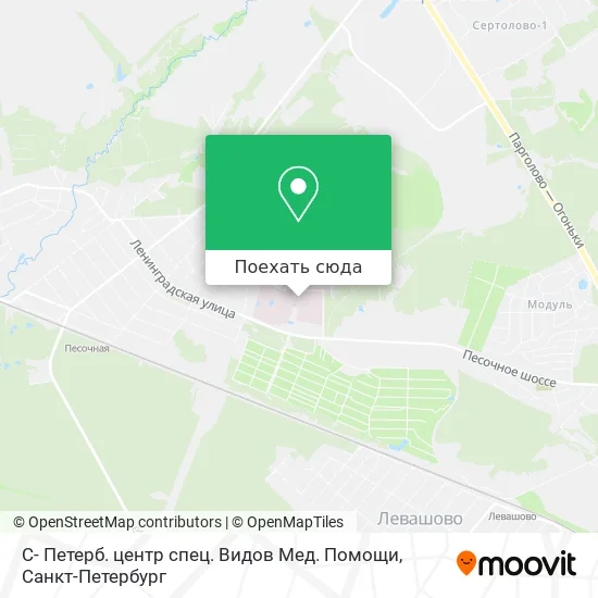 Карта С- Петерб. центр спец. Видов Мед. Помощи
