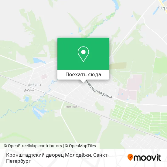 Карта Кронштадтский дворец Молодёжи