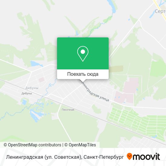 Карта Ленинградская (ул. Советская)
