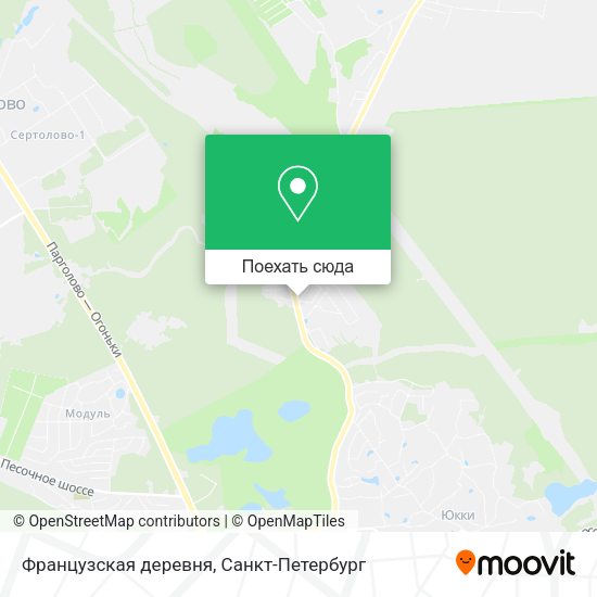 Карта Французская деревня