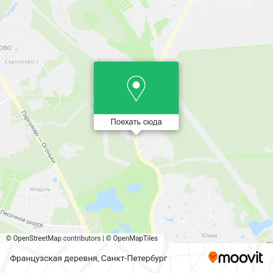 Карта Французская деревня