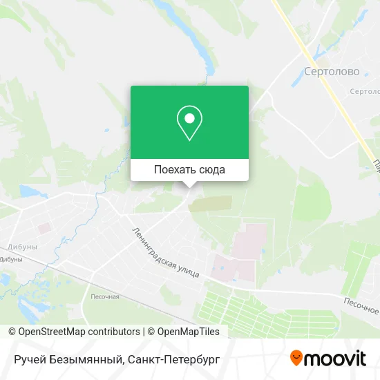 Карта Ручей Безымянный