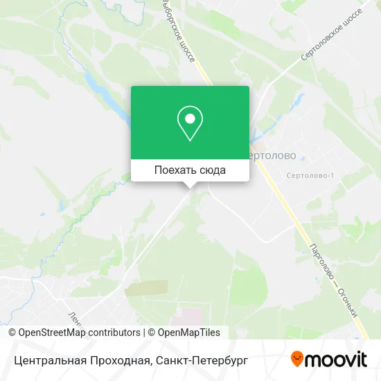 Карта Центральная Проходная