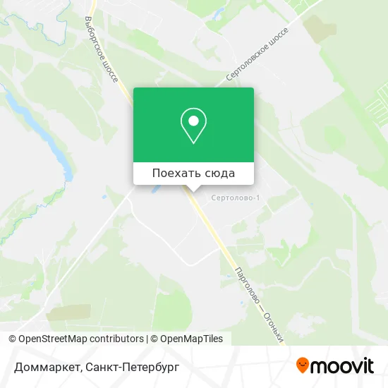 Карта Доммаркет