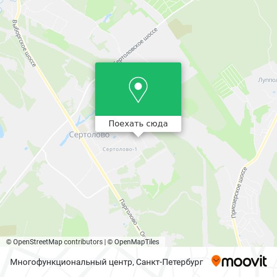 Карта Многофункциональный центр