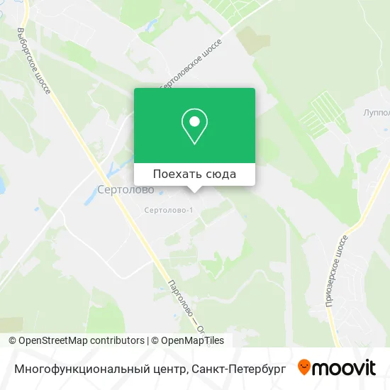 Карта Многофункциональный центр