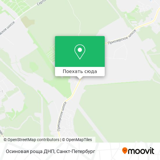 Карта Осиновая роща ДНП