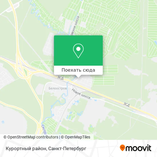 Карта Курортный район