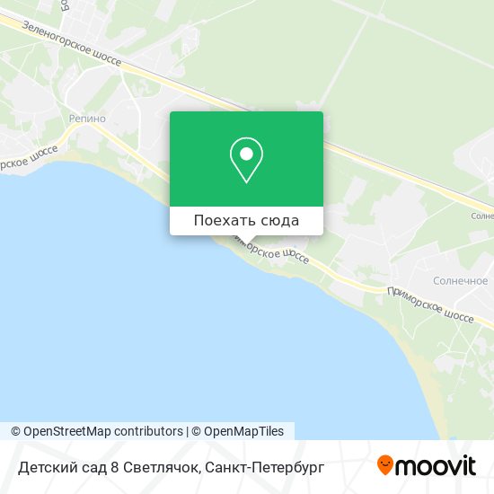 Карта Детский сад 8 Светлячок