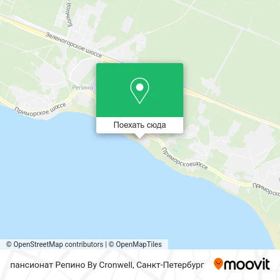 Карта пансионат Репино By Cronwell