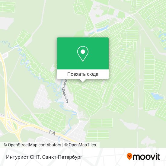 Карта Интурист СНТ