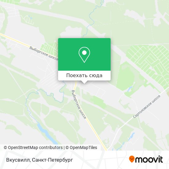 Карта Вкусвилл