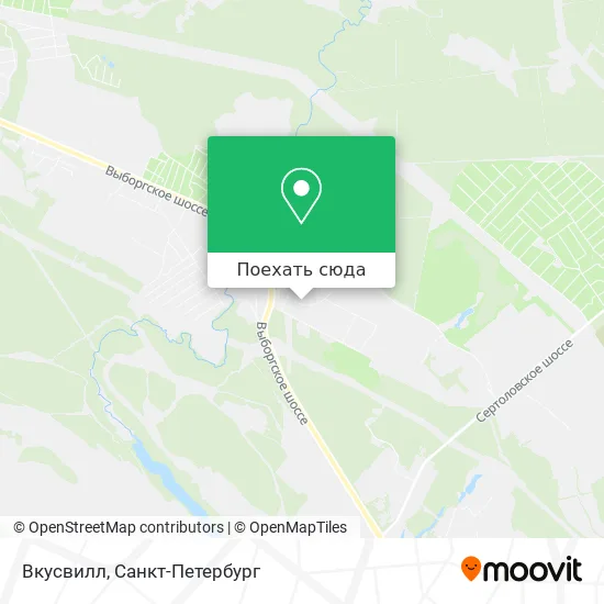 Карта Вкусвилл