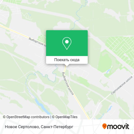 Карта Новое Сертолово