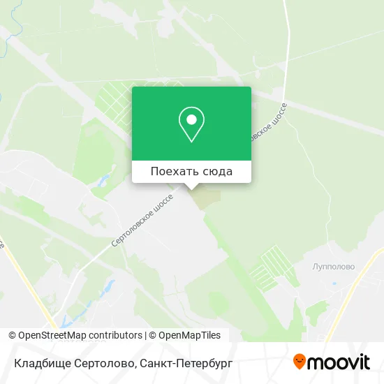 Карта Кладбище Сертолово