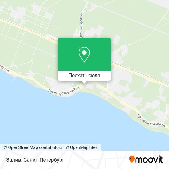 Карта Залив