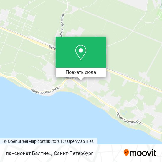 Карта пансионат Балтиец