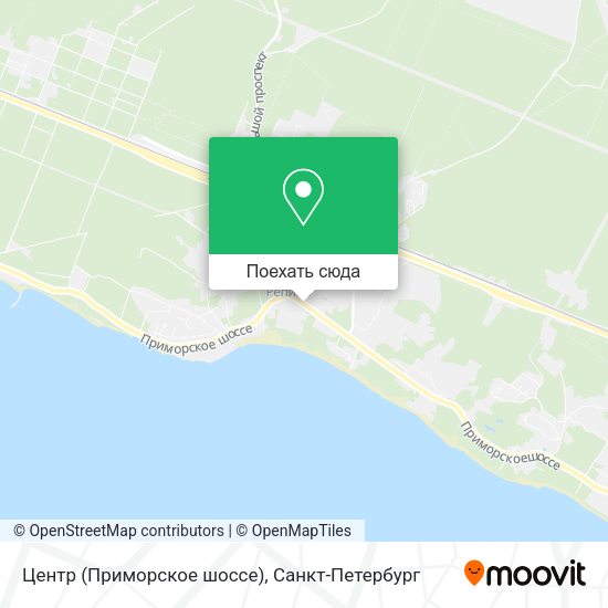 Карта Центр (Приморское шоссе)